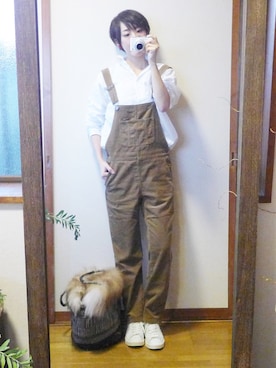 「COMPILATION（コンピレーション）のアイテム」を使った、もこさん（レディース・165cm）の冬コーディネート