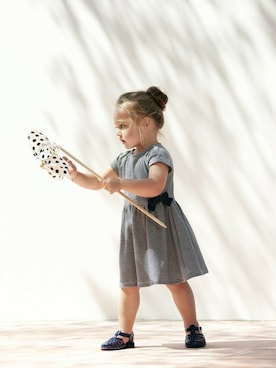 「PETIT BATEAU（プチバトー）のアイテム（ワンピース/ドレス）」を使った、PETIT BATEAUさん（キッズ・85cm）の春コーディネート