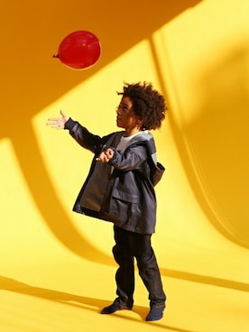 「PETIT BATEAU（プチバトー）のアイテム（ジャケット/アウター）」を使った、PETIT BATEAUさん（キッズ・110cm）の春コーディネート