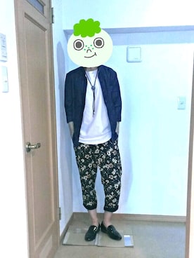 「アイテム（フォーマルスーツ/小物、シルバー系）」を使った、kinoko さん（メンズ・172cm）の夏コーディネート