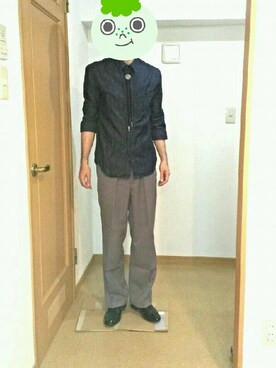 「アイテム（フォーマルスーツ/小物、シルバー系）」を使った、kinoko さん（メンズ・172cm）の夏コーディネート