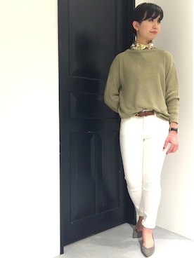 「LE JUN（ルジュン）のアイテム」を使った、MOMOKOさん（レディース・165cm）の冬コーディネート