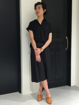 「LE JUN（ルジュン）のアイテム」を使った、MOMOKOさん（レディース・165cm）の夏コーディネート