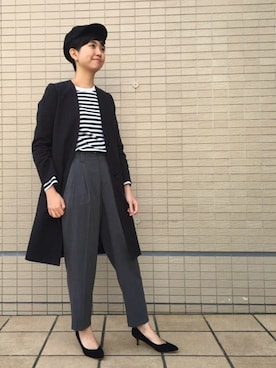 「LE JUN（ルジュン）のアイテム」を使った、MOMOKOさん（レディース・165cm）の秋コーディネート