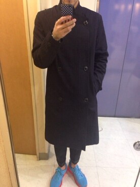 「N.HOOLYWOOD（N.ハリウッド）のアイテム（ノーカラージャケット）」を使った、D★sukeさん（メンズ・179cm）の春コーディネート