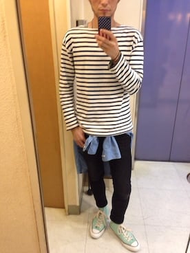 「Addict CONVERSE（アディクト　コンバース）のアイテム」を使った、D★sukeさん（メンズ・179cm）の春コーディネート