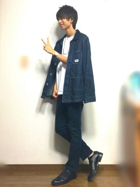 「スピンズ」｜リュータさん（メンズ・174cm・10代）の秋コーディネート