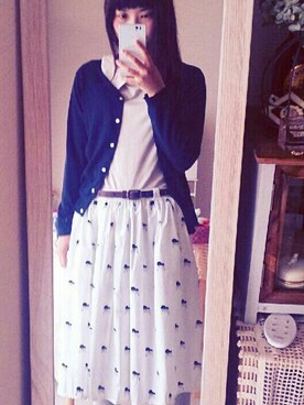 ももさもんさん（レディース・160cm）の春コーディネート