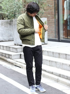 「ノースフェイス」｜SHIGEさん（メンズ・175cm）の夏コーディネート