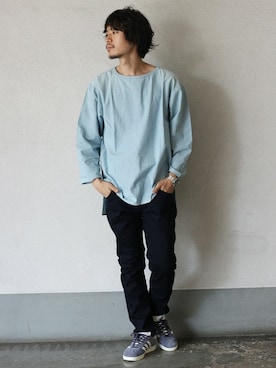 「LEE」｜SHIGEさん（メンズ・178cm）の夏コーディネート