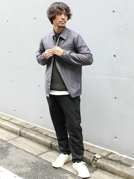 「JOURNAL STANDARD（ジャーナルスタンダード）のアイテム（ブルゾン）」を使った、SHIGEさん（メンズ・175cm）の秋コーディネート