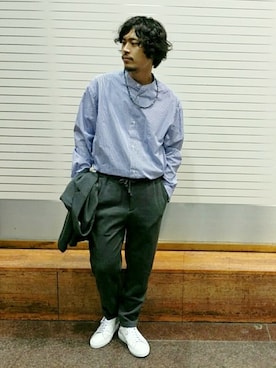 「Journal Standard TRISECT（トライセクト）のアイテム」を使った、SHIGEさん（メンズ・175cm）の冬コーディネート