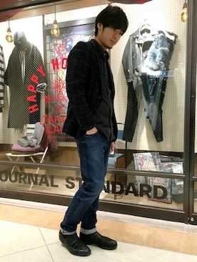 「Journal Standard TRISECT（トライセクト）のアイテム（ジャケット/アウター）」を使った、SHIGEさん（メンズ・175cm）の冬コーディネート