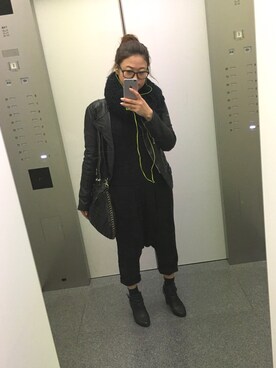 「Plush&Lush（プラッシュアンドラッシュ）のアイテム」を使った、tsukamihoさん（レディース・160cm）の冬コーディネート