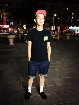 「アイテム（タイツ/ストッキング）」を使った、tommy Huangさん（メンズ・176cm・20代）の夏コーディネート