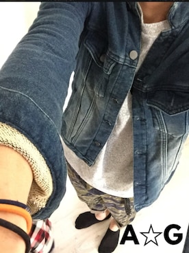 「アイテム（ヘアゴム）」を使った、A☆Gさん（メンズ・176cm・30代）の冬コーディネート