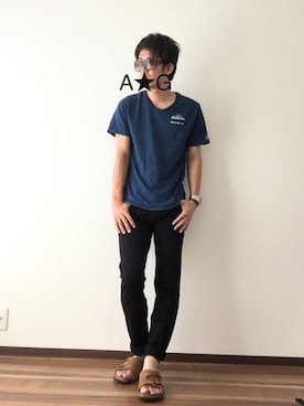 A☆Gさん（メンズ・176cm）の夏コーディネート