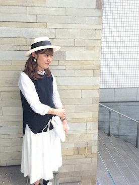 「UNTITLED（アンタイトル）のアイテム（バングル/リストバンド）」を使った、UNTITLEDさん（レディース・160cm）の春コーディネート