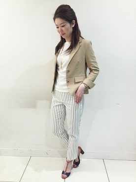 「UNTITLED（アンタイトル）のアイテム（サンダル）」を使った、UNTITLEDさん（レディース・167cm）の春コーディネート