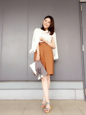 「UNTITLED（アンタイトル）のアイテム（その他アウター）」を使った、UNTITLEDさん（レディース・169cm）の夏コーディネート