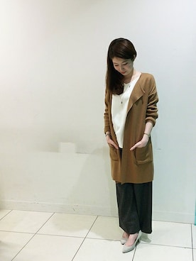 「UNTITLED（アンタイトル）のアイテム（アクセサリー）」を使った、UNTITLEDさん（レディース・167cm）の秋コーディネート