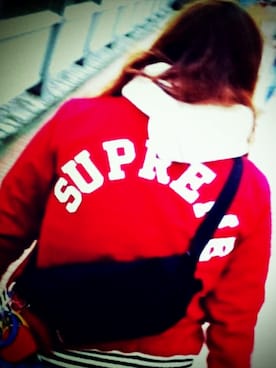 「Supreme （シュプリーム）のアイテム（その他アウター）」を使った、ts_creamさん（レディース・154cm）の春コーディネート