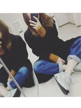 「MidiUmi（ミディウミ）のアイテム（チェスターコート）」を使った、yurikoさん（レディース・155cm）の冬コーディネート