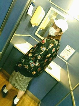 「JOYRICH（ジョイリッチ）のアイテム（ブルゾン）」を使った、yurikoさん（レディース・155cm）の春コーディネート