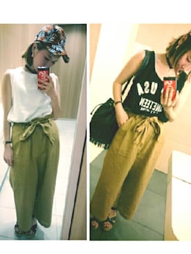 「泊まり」｜yurikoさん（レディース・155cm）の夏コーディネート