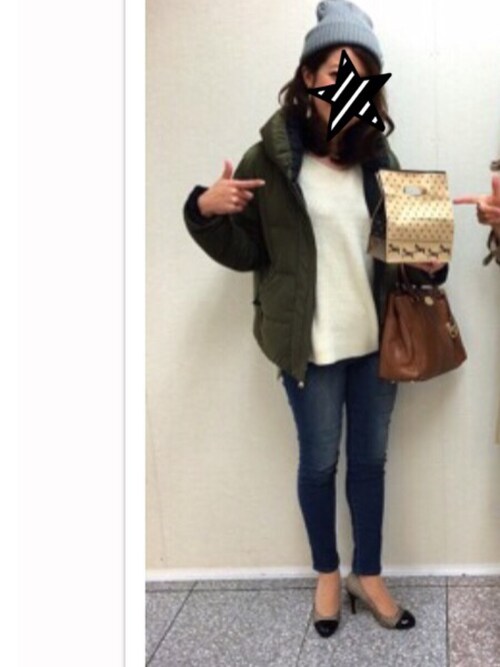 ちーやん Bayflowのダウンジャケット コートを使ったコーディネート Wear