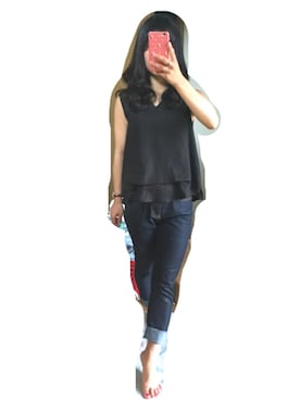 「STUDIOUS（ステュディオス）のアイテム（オールインワン・サロペット）」を使った、tomoeさん（レディース・150cm）の夏コーディネート