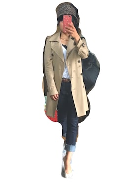 「MARY QUANT（マリークワント）のアイテム（帽子）」を使った、tomoeさん（レディース・150cm）の秋コーディネート