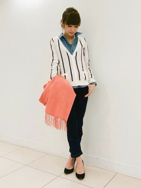 TOMOEさん(レディース・157cm)の冬コーディネート