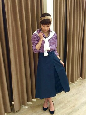 TOMOEさん（レディース・157cm）の冬コーディネート