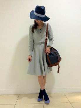 TOMOEさん（レディース・157cm）の冬コーディネート