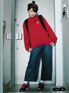 「おちびさん」｜「アイテム（レッグウェア）」を使った、soraさん（レディース・154cm）の秋コーディネート