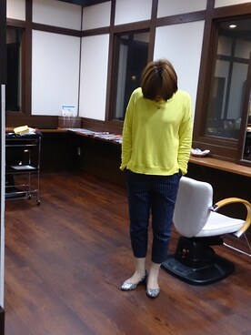 「ANOTHER BRANCH（アナザーブランチ）のアイテム（パンツ）」を使った、ちら(о´∀`о)さん（レディース・161cm）の冬コーディネート
