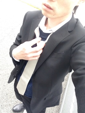 「アイテム（セットアップ）」を使った、きゃろらいん。さん（メンズ・176cm・30代）の冬コーディネート