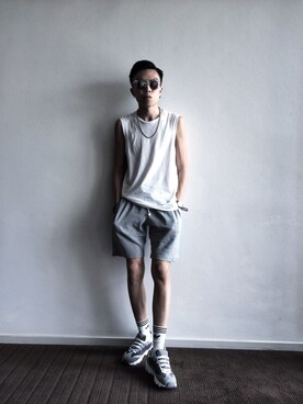 「SKECHERS（スケッチャーズ）のアイテム」を使った、Belongさん（メンズ・177cm）の夏コーディネート