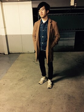 yashimaさん（メンズ・172cm）の冬コーディネート