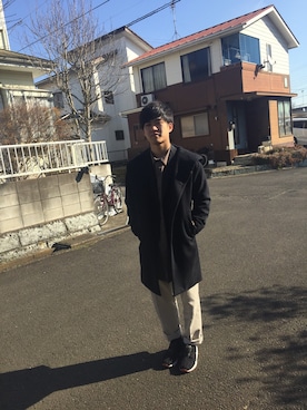 yashimaさん（メンズ・172cm）の冬コーディネート