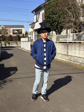 yashimaさん（メンズ・172cm）の冬コーディネート