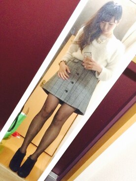 「アイテム（ブーティ）」を使った、yuccoさん（レディース・161cm・20代）の冬コーディネート