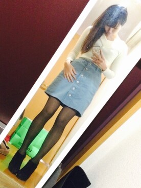 「アイテム（ブーティ）」を使った、yuccoさん（レディース・161cm・20代）の冬コーディネート