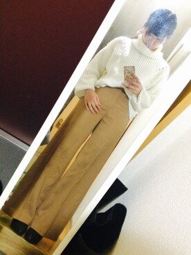 「アイテム（ブーティ）」を使った、yuccoさん（レディース・161cm・20代）の冬コーディネート