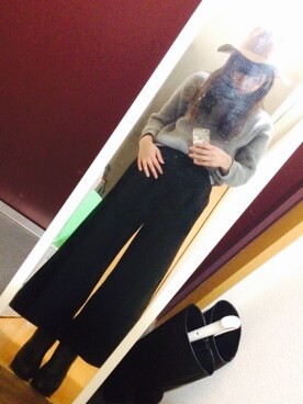 「アイテム（ブーティ）」を使った、yuccoさん（レディース・161cm・20代）の冬コーディネート