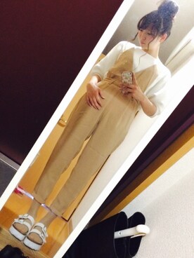 「おだんごヘア」｜yuccoさん（レディース・161cm）の春コーディネート