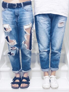 「cotton on」｜「アイテム（サンダル）」を使った、hanさん（レディース・170cm）の秋コーディネート
