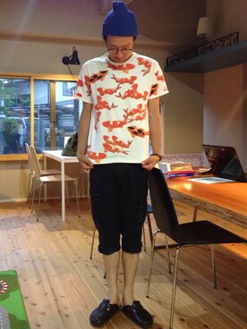 白川透さん(メンズ・175cm)の夏コーディネート