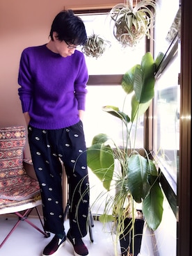 「Peter Blance（ピーターバランス）のアイテム」を使った、白川透さん（メンズ・175cm）の秋コーディネート